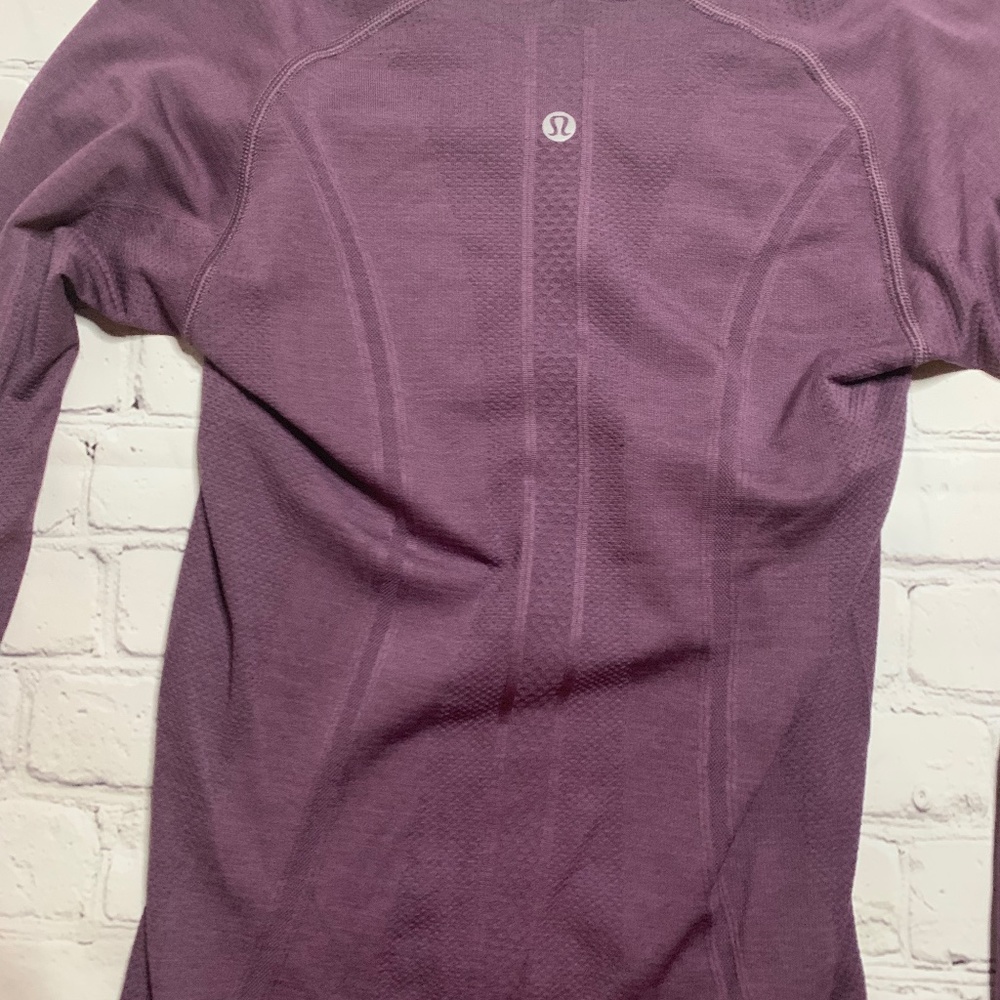 Purple Lululemon Longsleeve Swiftly Tech